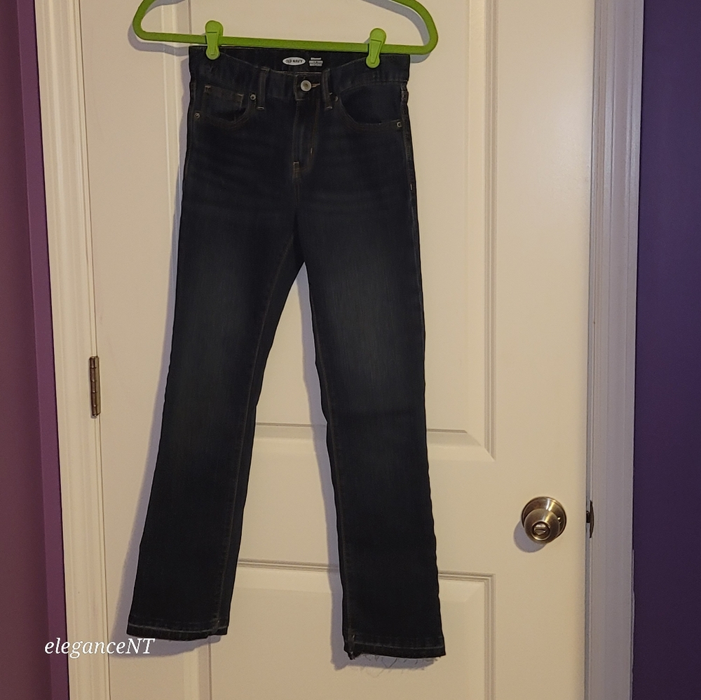 Old Navy Straight Leg Blue Jeans with Built in Flex Boys Size: 10 - Picture 1 of 7